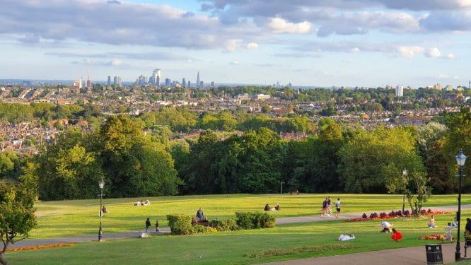 Incredible views from atop Alexandra Palace, the starting point of London's Parkland Walk