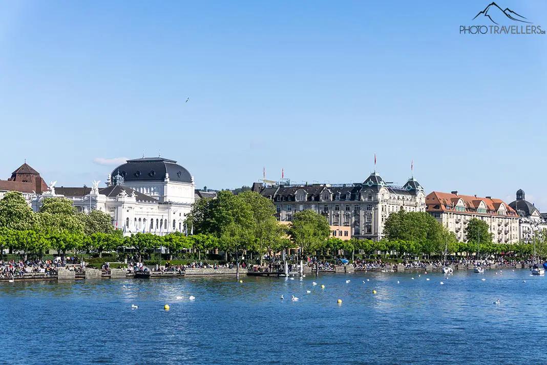 Die Promenade am Zürichsee
