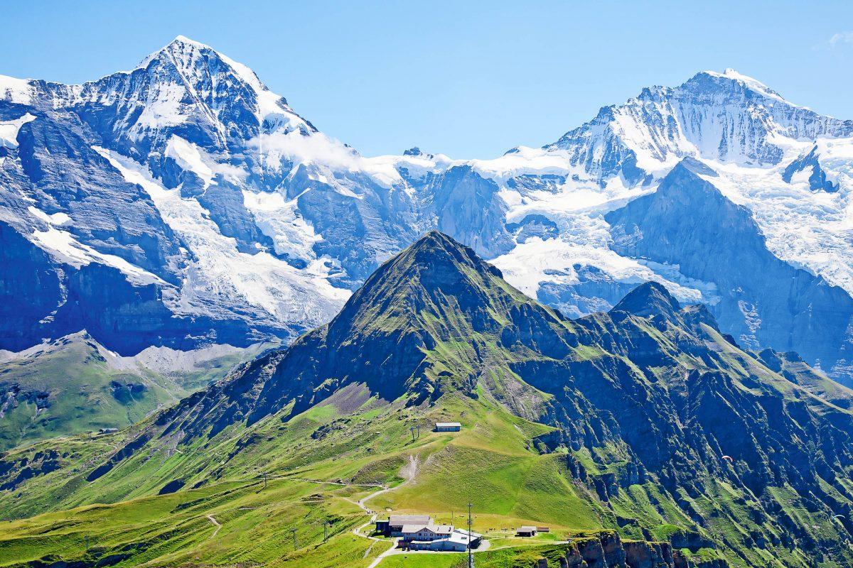 At 3,454 metres above sea level, the famous Jungfraujoch offers fantastic views of the surrounding Alpine panorama. Around 700,000 people visit the Jungfraujoch, Switzerland, every year - © Fedor Selivanov / Shutterstock